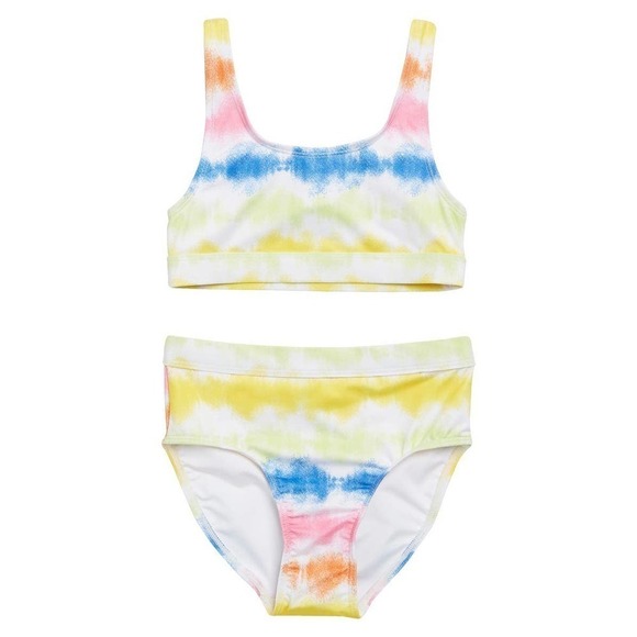 MELROSE AND MARKET Kids' Banded High Waist Two-Piece Swimsuit Girl Size 16 NWT